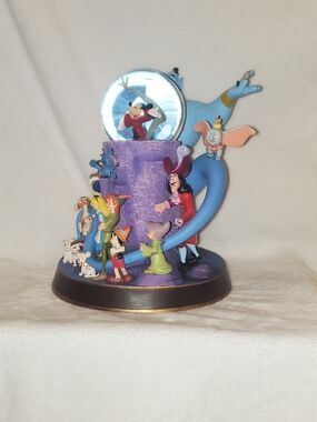 Disney Animated Character Snow Globe Figurine - Multi